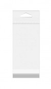 Headerbags 12.5x34.2cm Reclosable and Crystal Clear (100 pieces) [HB413]