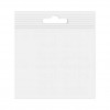Grip Seal Bags with Euroslot 10x10cm Crystal Clear PP 50 micron (100 pieces) [ZE44]