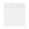 Grip Seal Bags with Hang hole 23x23cm Crystal Clear PP 50 micron (100 pieces) [ZR99]