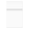Plastic Bags 57x71.8cm Transparent Peel and Seal (100 pieces) [B22PC]