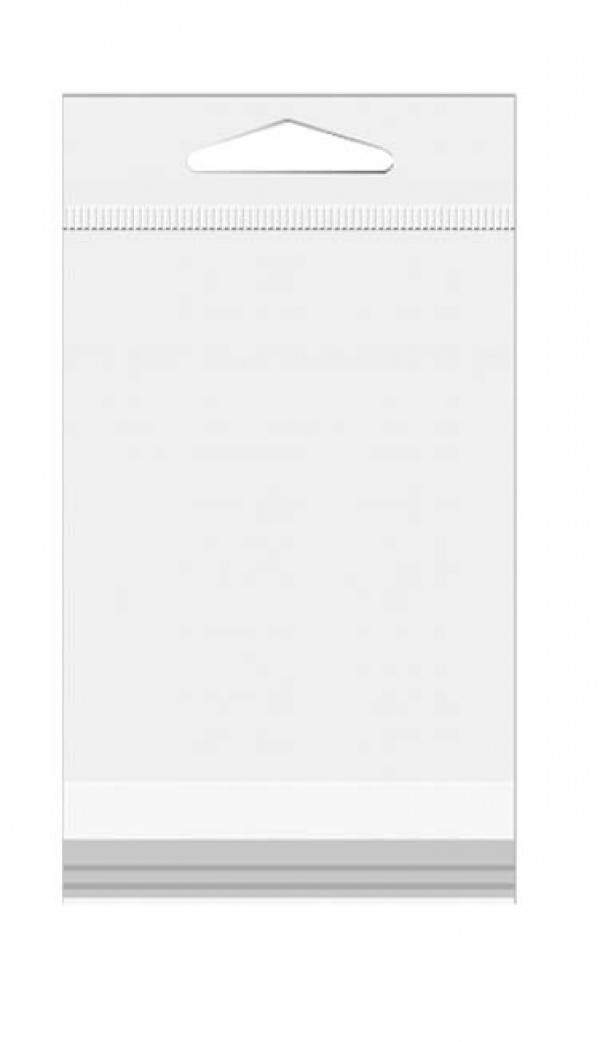 Headerbags 13.8x18.4cm Reclosable and Crystal Clear (100 pieces) [HB75]