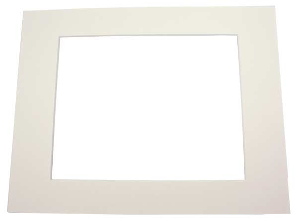 Mount Board Cream 26.7x34.3cm Window - Outer size 40.6x50.8cm Conservation Quality (25 pieces) [MS30035]