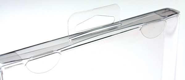 Plastic Gift Boxes 5.1x5.1x30.8cm Crystal Clear with Hanger in middle (25 pieces) [CHFB268]