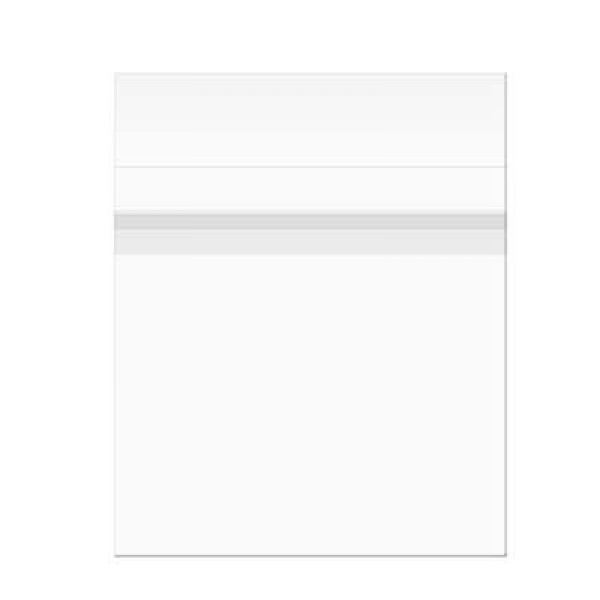 Plastic Bags 22.2x28.3cm Premium with Protective Closure (100 pieces) [PR811S]