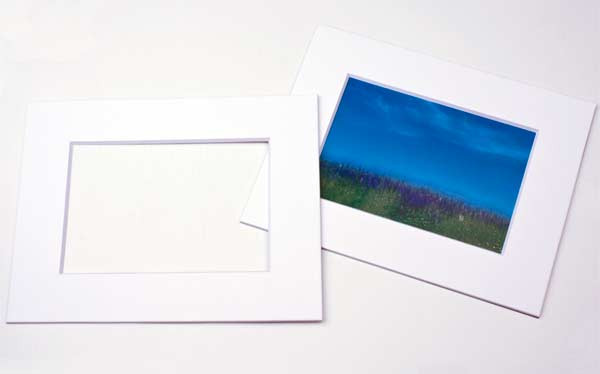 Mount Board Double thick White/White Core 19.4x29.5cm Window - Outer size 30.5x40.6cm (10 pieces) [MT20005]