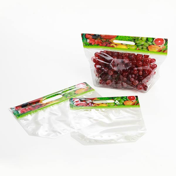 Carrier Bags with Handles and venting holes 22.9x8.3x18.4cm (100 pieces) [ZFG6V]