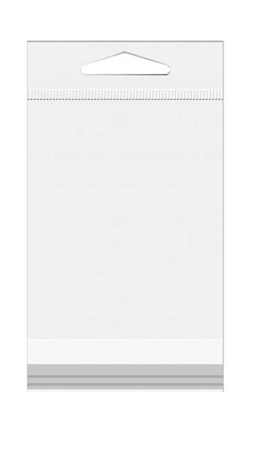 Headerbags 17.6x25.4cm Reclosable and Crystal Clear (100 pieces) [HB610]