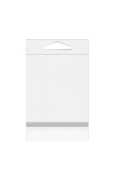 Headerbags 22.7x28.3cm with Protective Closure (100 pieces) [HB811PC]