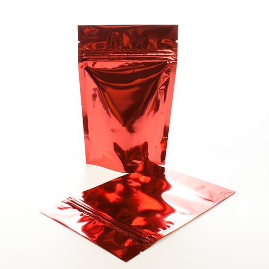 Stand Up Pouches Red 13x7x20.5cm | 113 grams (100 pieces) [ZBGM3R]