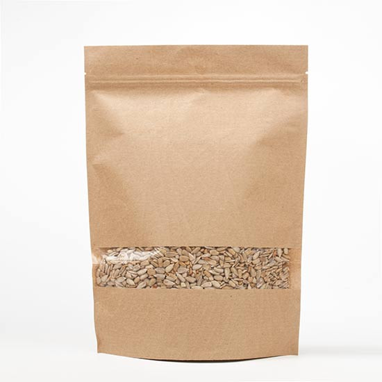 Stand Up Pouches Kraft 21x9x29cm | 510 grams (100 pieces) [ZBGW5K]