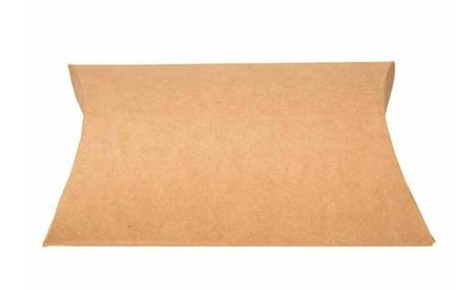 Pillow Packs Kraft 12.7x3.2x17.8cm (25 pieces) [KPB78]