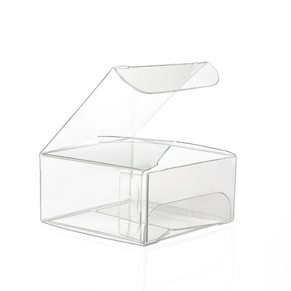 Giftboxes Crystal Clear 5.1 x 5.1 x 2.5cm (25 Pieces) [VB295]