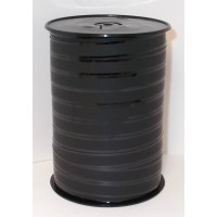 Curling Ribbon Glossy/Matt Finish Black 10mm x 225 mtr (1 roll) [HV-PLG10BK]