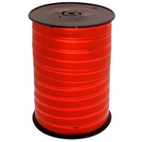 Curling Ribbon Glossy/Matt Finish Red 10mm x 225 mtr (1 roll) [HV-PLG10R]