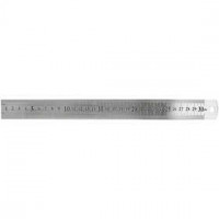 Steel ruler, L: 30 cm, 1 pc [HOB-11709]