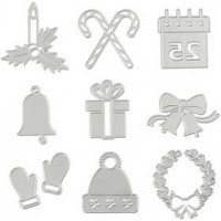 Die Cut and Embossing Folder, D: 2-6.5 cm, 1 pc [HOB-11754]
