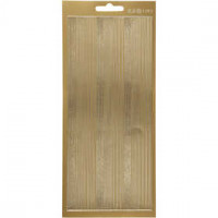 Stickers, sheet 10x23 cm, 1 sheet, gold [HOB-170047]