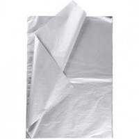 Tissue Paper, sheet 50x70 cm, 14 g, 6 sheets, silver [HOB-200892]
