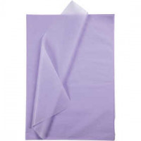 Tissue Paper, sheet 50x70 cm, 14 g, 25 sheets, light lilac [HOB-20089]