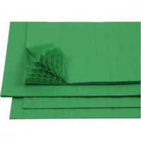 Honeycomb paper, sheet 28x17.8 cm, 8 sheets, green [HOB-20503]