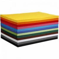 Coloured Card, A2 420x594 mm, 180 g, 12x100 sheets, asstd. colours [HOB-21429]