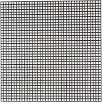 Cross Stitch Plastic, size 14x14 cm, hole size 3x3 mm, 50 sheets, black [HOB-21944]