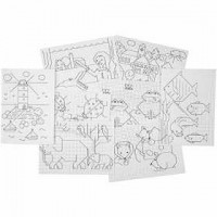 Cross Stitch Design Card, sheet 17x24 cm, 8x5 sheets [HOB-21952]