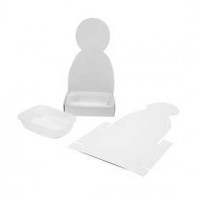 Figure Shaped Cress Tray, body, H: 20 cm, 6sets