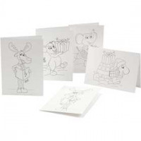 Christmas Cards, size 14.8x10.5 cm, 220 g, 50 pcs [HOB-23379]