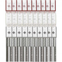 Paper Star Strips, W: 15+25 mm, D: 6.5+11.5 cm, 3x10 packs [HOB-24345]