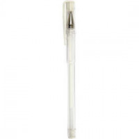 Gel Pens, line width: 0.8 mm, 6 pcs, white [HOB-25111]
