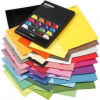 Color Bar Card, A4 210x297 mm, 250 g, 160 mixed sheets, asstd colours [HOB-25417]