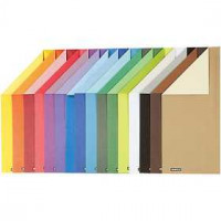 Color Bar Card, A4 210x297 mm, 250 g, 16 mixed sheets [HOB-25420]