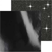 Design Paper, sheet 30.5x30.5 cm, 120+128 g, 2 sheets, black [HOB-26333]