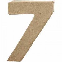 Number, H: 10 cm, thickness 1.7 cm, 1 pc [HOB-26674]