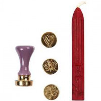 Wax Seal Set, D: 18 mm, 1 set [HOB-27022]