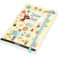 Sticker Book, size 11,5x17 cm, thickness 1,5 cm, 1pc, 80 pages [HOB-27070]