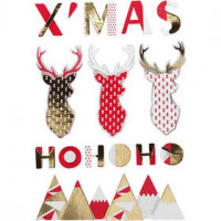 3D Stickers, H: 15-62 mm, W: 14-100 mm, 15 pcs [HOB-27097]