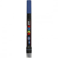 Uni Posca Marker, line width: 1-10 mm,  PCF350 , blue, brush, 1pc [HOB-271041]