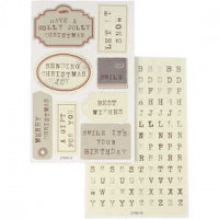 Stickers, sheet 9x14 cm, 4 mixed sheets [HOB-27980]