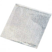 Art and Craft Foil, sheet 10x10 cm, 30 sheets, silver [HOB-28236]