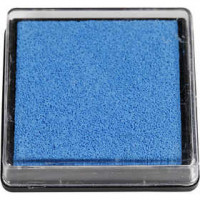 Ink Pad, size 40x40 mm, 1 pc, light blue [HOB-29976]