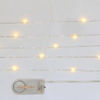 Copper LED light 20 LED warm White on 2xCR2032 (1 pc) [IFS-30142]
