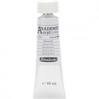 Schmincke AKADEMIE® Acryl color, opaque, 60 ml, titanium white (111) [HOB-318500]