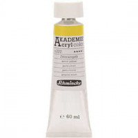 Schmincke AKADEMIE® Acryl color, semi-transparent, good fade resistant, 60 ml, lemon yellow (222) [HOB-318530]