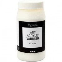 Art Acrylic Varnish, 500 ml, Gloss transparent, white [HOB-39282]