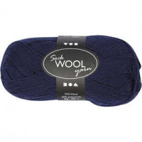 Sock Yarn, L: 200 m, 50 g, dark blue [HOB-41313]