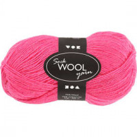 Sock Yarn, L: 200 m, 50 g, pink [HOB-41323]