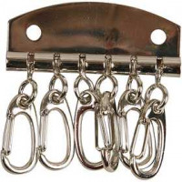 Metal Key Plate, L: 4.5 cm, 1 pc [HOB-413841]