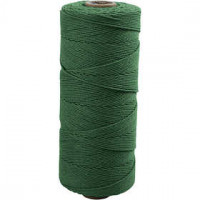 Cotton Twine, L: 315 m, thickness 1 mm, 220 g, green [HOB-41516]